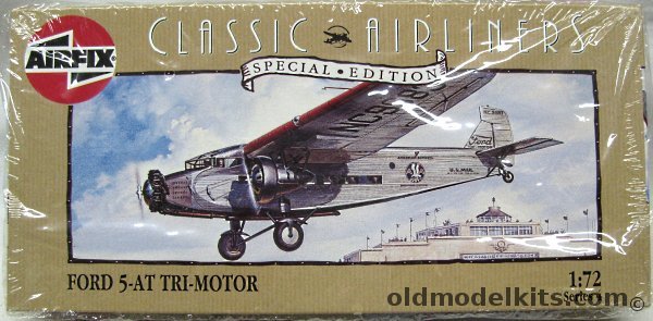 Airfix 1/72 Ford 5-AT / JR-3 Tri-Motor - American Airlines 1933 or US Marines JR-3 from VJ-6M in July of 1930 - (5AT), 04009 plastic model kit